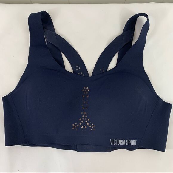 Victorias Secret Sport Angel Max Sport Bra 34B High Support Cross Back Blue - Picture 1 of 7
